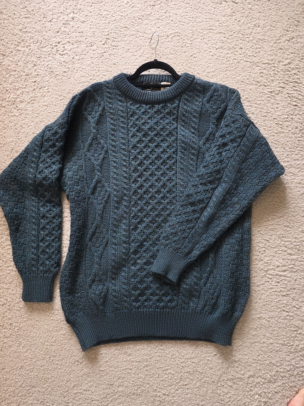 Womens Fisherman Lightweight Crew Neck Heritage Sweater